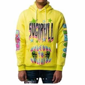 NEW SUGAR HILL men's apocalypse hoodie in yellow